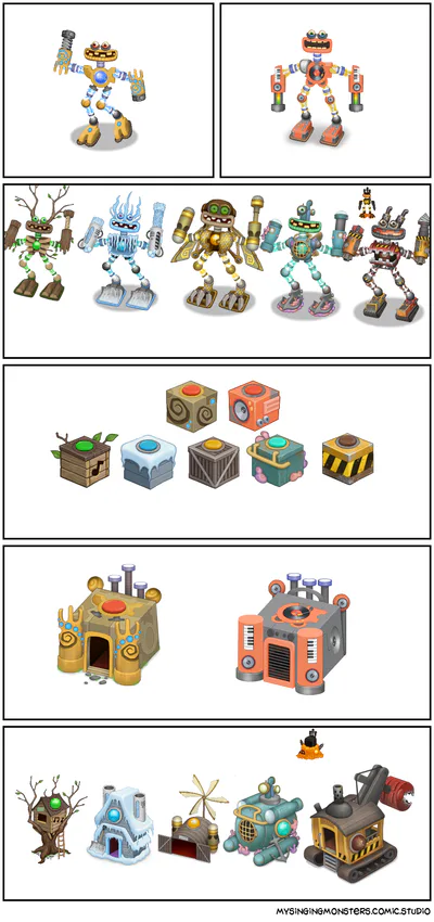 every rare Wubbox sprite from msm comic studio