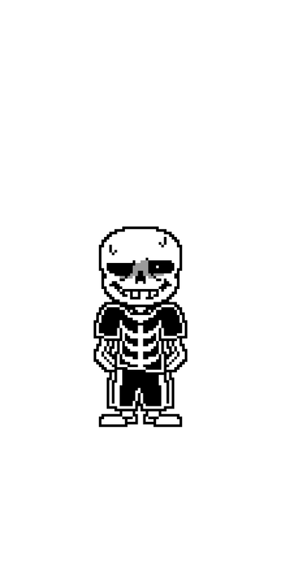 Sans remake pixel art