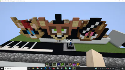 fnapi on Game Jolt: a recreation of the oblitus casa house in minecraft