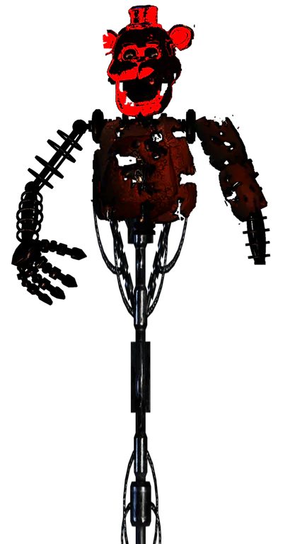 I present to you Molten Freddy. this was extremely hard to make