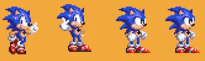 eFeN_real on Game Jolt: I made this Sonic Sprites just 4 fun, idk