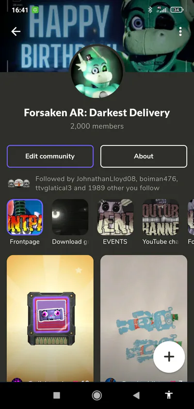 Forsaken AR already available on Gamejolt, credits in the image. :  r/fivenightsatfreddys