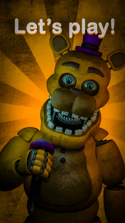 ucn Fredbear with Springlock features : r/fivenightsatfreddys