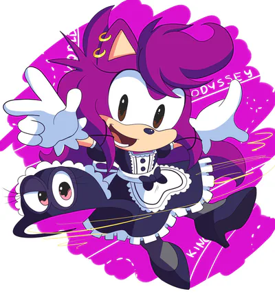 Toketsuu on Game Jolt: Fankids part 2: Sonamy and Knuxouge —  #sonicthehedgehog #sonamy #kn