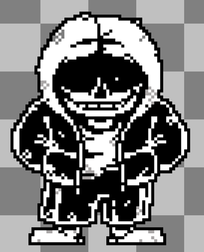 Inker on Game Jolt: Forgot to post this. New Sans Sprite (I guess Version  16) Being us