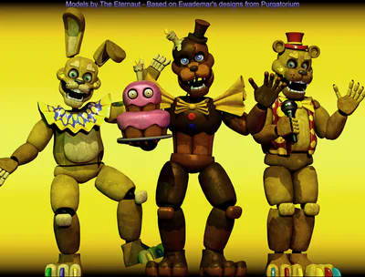 Krol'-animator on Game Jolt: Fredbear and SpringBonnie 🥰💜