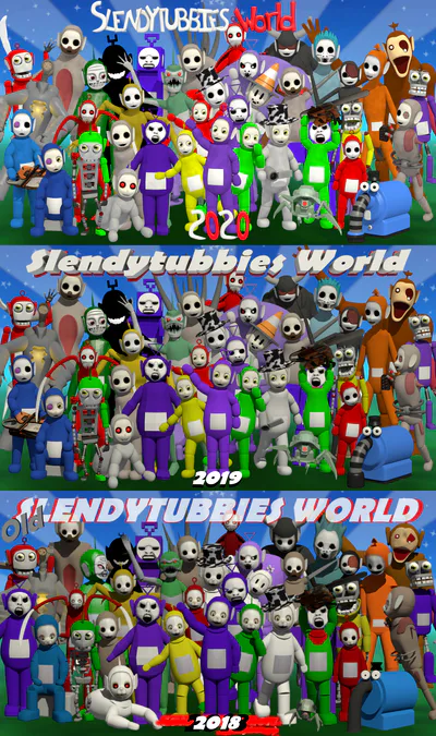 Slendytubbies worlds game play 