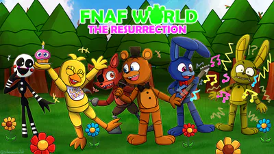Toy Freddy Plays FNAF World Redacted! 