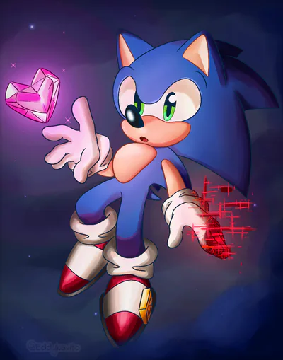 Eddykavito on Game Jolt: hyper Sonic:star2: (old art)