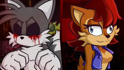 Sonic.exe The Disaster 2D Remake Multiplayer [Exeller and Chaos