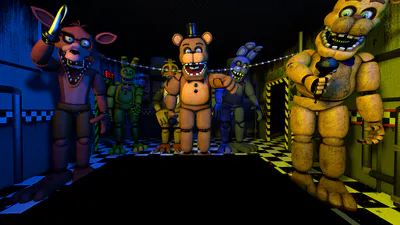 realistic fnaf animatronics - Physics Game by birdbonanza