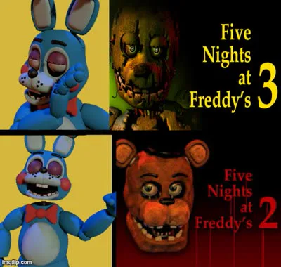 Fnaf 3 has no animatronics. - Imgflip