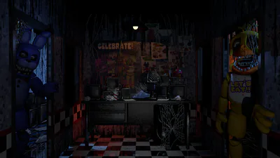 I tried making the FNaF 1 map more realistic, as if it was a real