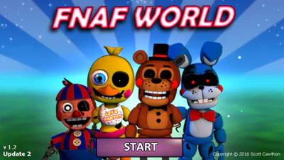 FNAF World: Blacklight Mode