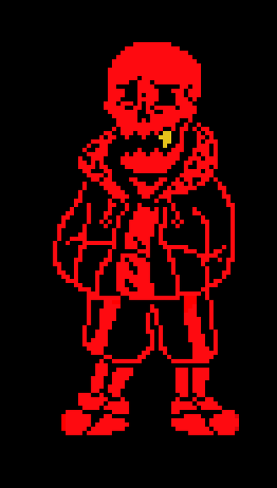 Pixilart - deltarune sans battle sprite by fusion12345