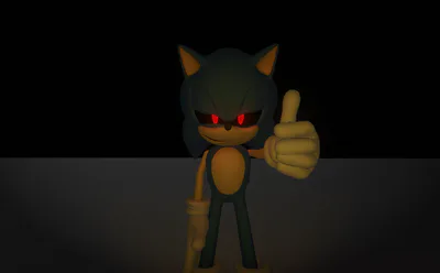 He watchin' (I will update his pose later) #Sonic #Sonic_exe