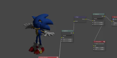 He watchin' (I will update his pose later) #Sonic #Sonic_exe
