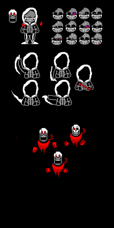 Sans Battle Sprites v.5 by AlberTr0n1c on DeviantArt