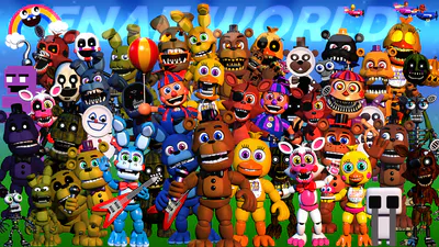 FNaF World random renders enjoy : r/fivenightsatfreddys