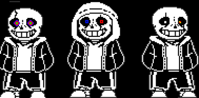 Xen/[Oku]/{Meg} on Game Jolt: a probably oversized canon Dustdust sans  overworld sprite