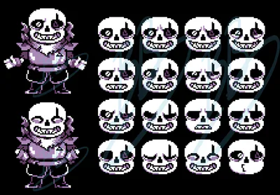 Horrortale Sans battle sprite : r/Undertale