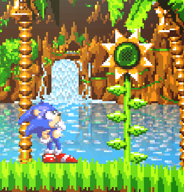 Sonic Green Hill Zone With Sonic exe - LittleBigPlanet 3