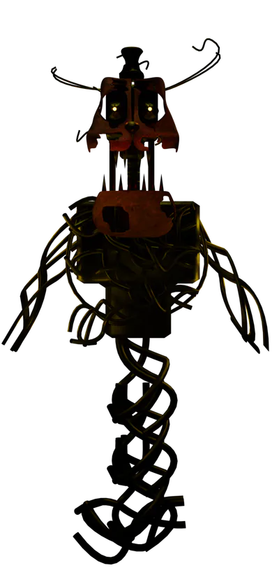 Molten freddy jumpscare salvage room pixel art