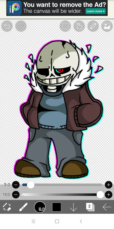 INK sans by takeru3205 on DeviantArt