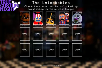 What if the Ultimate Custom Night roster had 100 characters