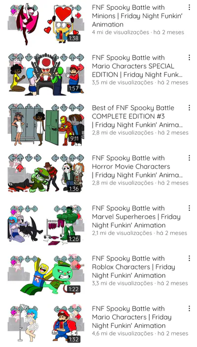 FNF Spooky Battle with Horror Movie Characters SPECIAL EDITION