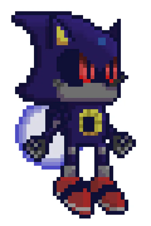 Pixilart - Metal sonic exe by Sonic-Gamer