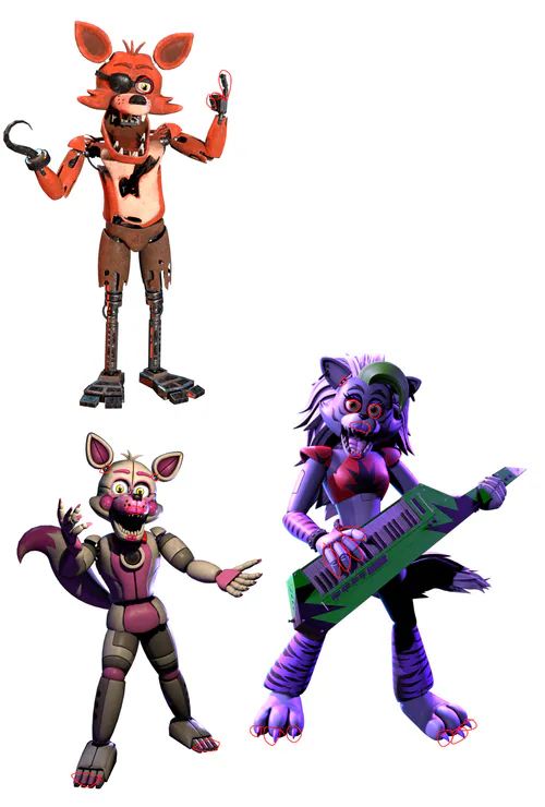FNAF Security Breach ALL Animatronics DESTRUCTIONS FIVE NIGHTS AT