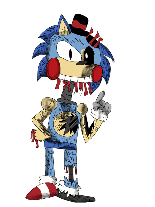 Majin Sonic Icon  Cartoon art styles, Sonic fan art, Sonic art