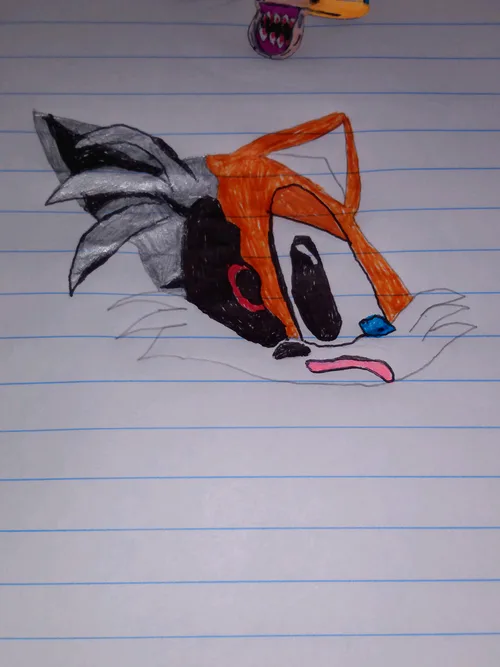 So I draw Tails Exe :/ : r/fanart