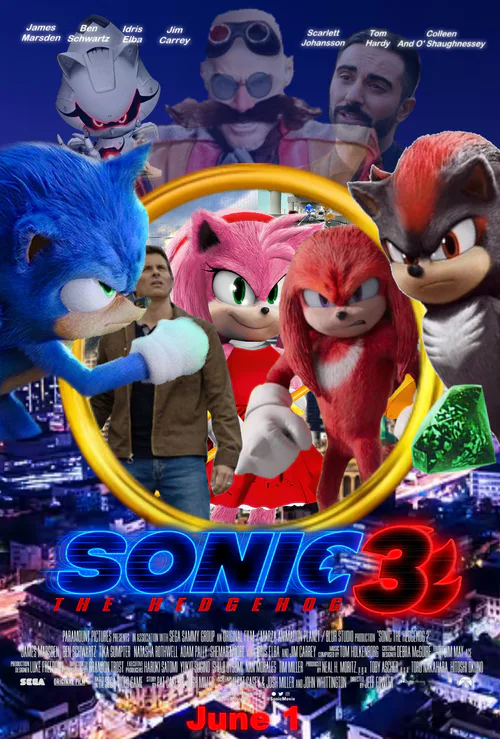 Samuel Lukas The Hedgehog on Game Jolt: Sonic Movie 3 (2024