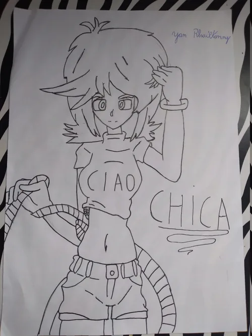 FNIA - Draw Anime Freddy (Five Nights In Anime: Reborn) 