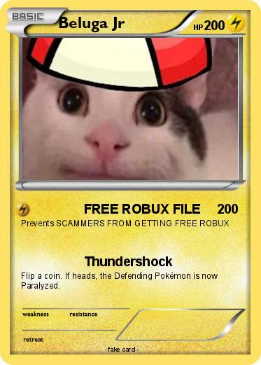 Pokemon beluga cat GX
