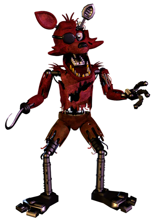 c4d) withered foxy render : r/fivenightsatfreddys