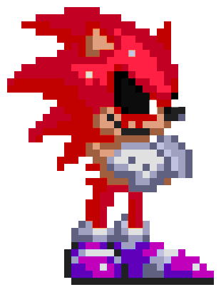 Pixilart - sonic exe fnf but genesis by blue-blue