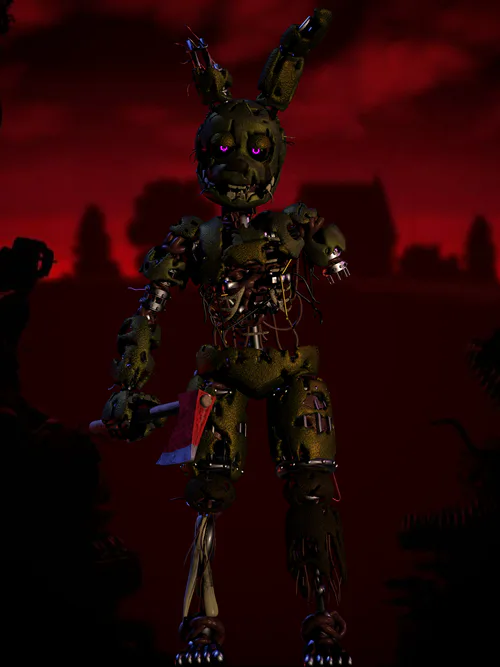 c4d) withered foxy render : r/fivenightsatfreddys