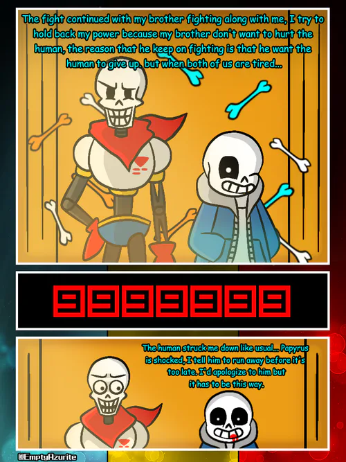 Ink Sans(Underverse) VS Error Sans(Underverse) - Battles - Comic Vine