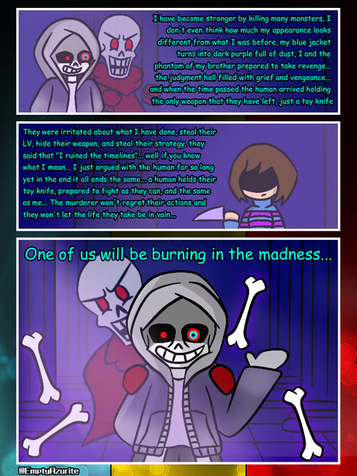 Ink Sans(Underverse) VS Error Sans(Underverse) - Battles - Comic Vine