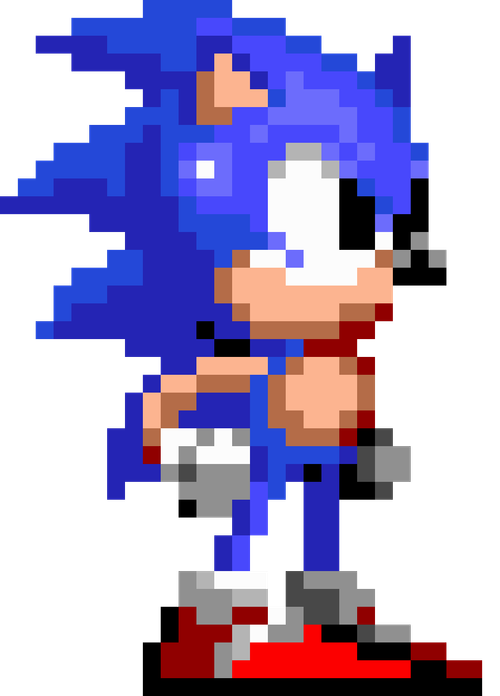 Pixel Fan Art by RetroGamer35 - Sega's Classic Sonic