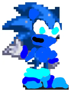 Pixilart - faker sonic new by blue-blue