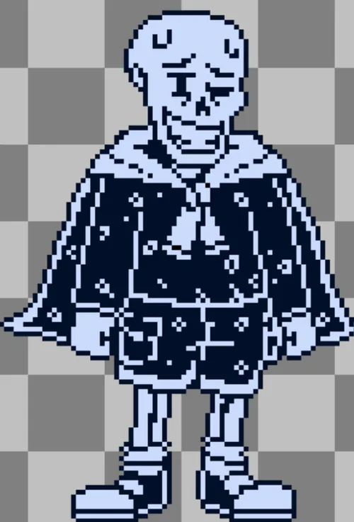 Pixilart - sans battle sprite by ink-man