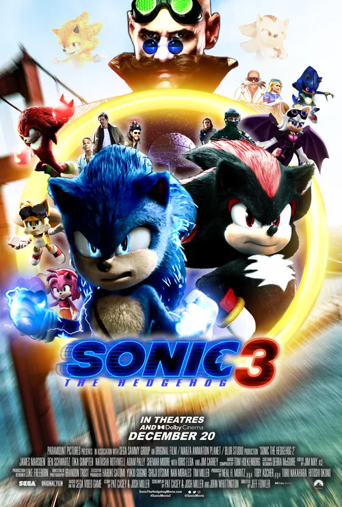 Samuel Lukas The Hedgehog on Game Jolt: Sonic The Hedgehog 3 (2024) The  Ultimate In Space Battle War Poster 3