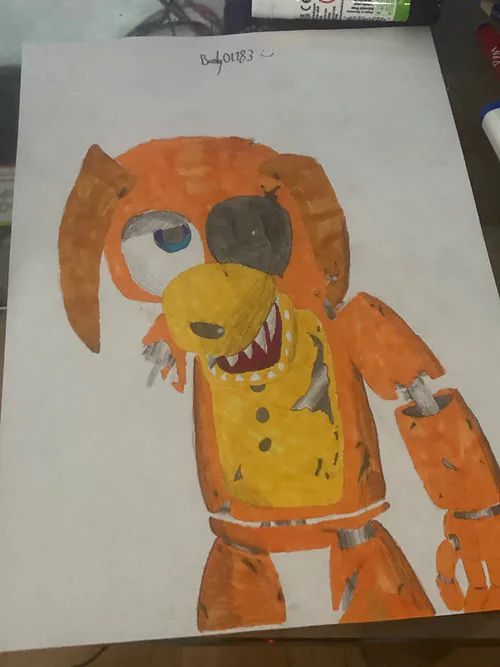 Withered Chica fanart  Five Nights At Freddy's Amino