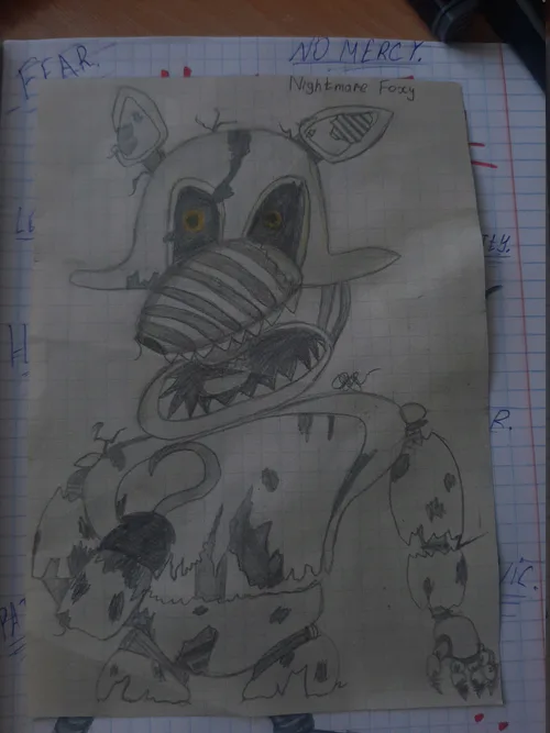 I Redrew an Old Withered Bonnie Drawing from Way Back : r