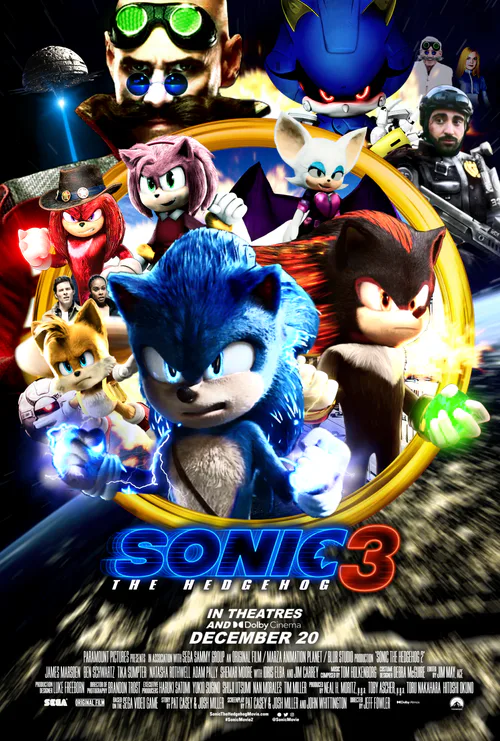 Samuel Lukas The Hedgehog on Game Jolt: Sonic Prime Season 3 Poster