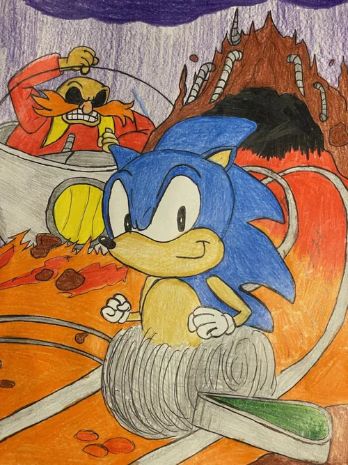 Planeta Sonic on X: Classic Sonic #Sega #Sonic #Fanart   / X